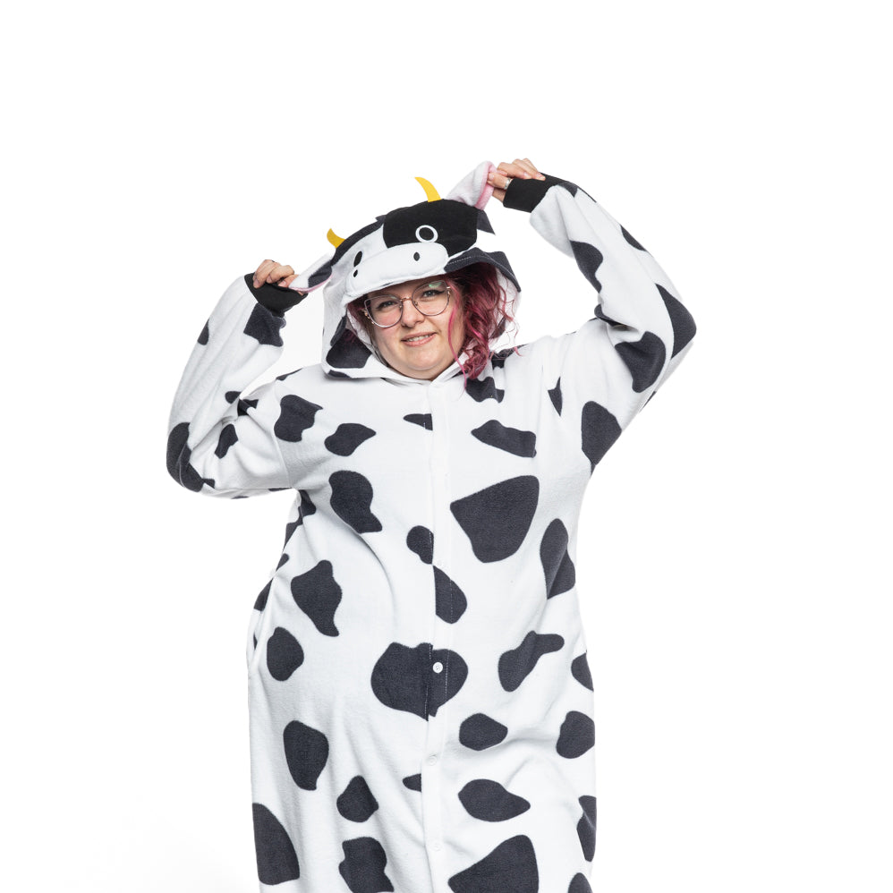 Kids Cow Onesie Animal Pajamas Kigurumi Costumes for Boys Girls - Allonesie