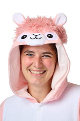 Alpaca Shagy Animal Kigurumi Adult Onesie Costume Pajamas Hood KIGU-KG-054