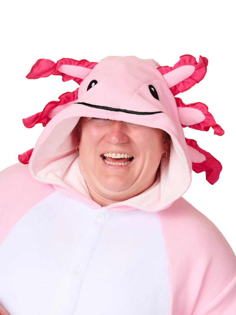 Axolotl Animal Kigurumi Adult Onesie Costume Pajamas Hood KIGU-KG-002