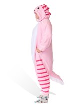 Axolotl Animal Kigurumi Adult Onesie Costume Pajamas Side KIGU-KG-002