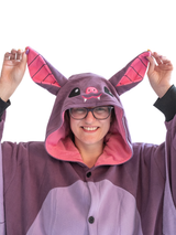 Bat Animal Kigurumi Adult Onesie Costume Pajamas Hood KIGU-KG-036