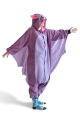 Bat Animal Kigurumi Adult Onesie Costume Pajamas Side Left KIGU-KG-036