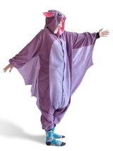 Bat Animal Kigurumi Adult Onesie Costume Pajamas Side Left KIGU-KG-036