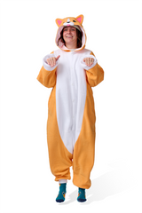 Corgi Kigurumi Adult Onesie Costume Pajamas Main KIGU-KG-052