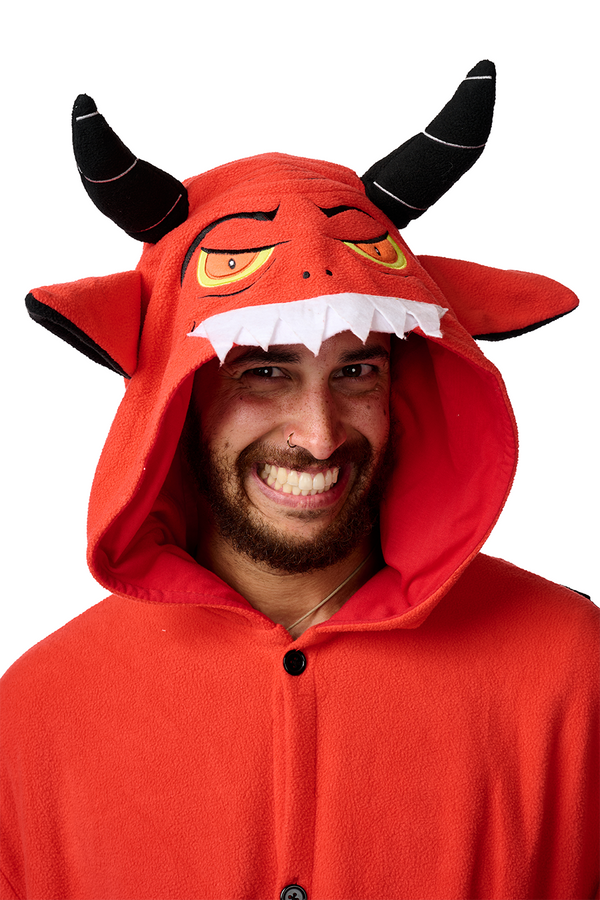 Devil Kigurumi Adult Onesie Costume Pajamas Hood KIGU-KG-019