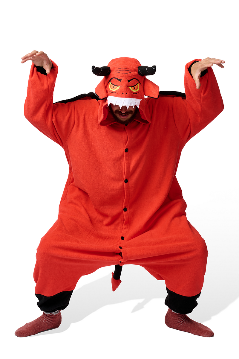 Devil Kigurumi Adult Onesie Costume Pajamas Main KIGU-KG-019