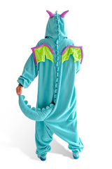 Dragon Animal Kigurumi Adult Onesie Costume Pajamas Back KIGU-KG-030