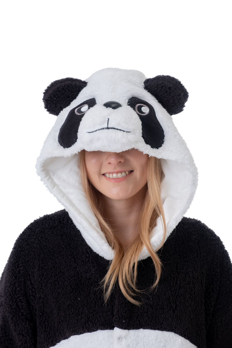 Cute Panda Costume Onesie Pajama Adult Animal Onesies Outfits 