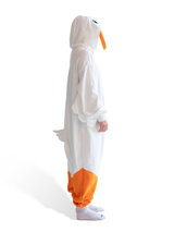 Goose Animal Kigurumi Adult Onesie Costume Pajamas Side Left KIGU-KG-024