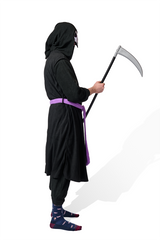 Grim Reaper Kigurumi Adult Onesie Costume Pajamas Side Left KIGU-KG-017