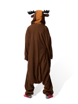 Moose Kigurumi Adult Onesie Costume Pajamas Back KIGU-KG-025