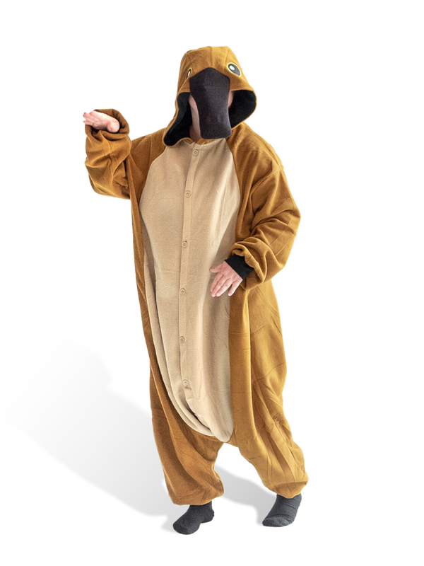 Platypus Animal Kigurumi Adult Onesie Costume Pajamas Main KIGU-KG-027