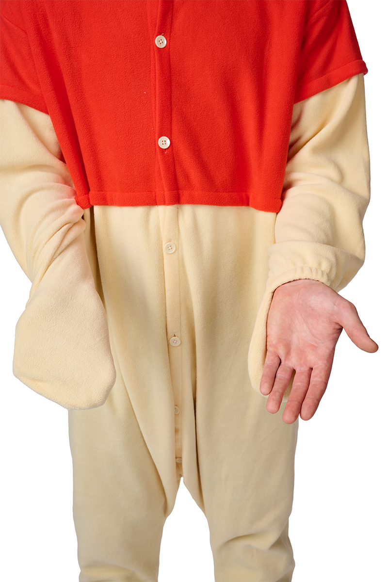 Pooh Kigurumi Adult Onesie Costume Pajamas Back KIGU