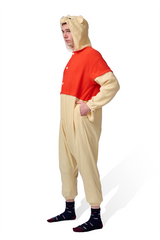 Pooh Kigurumi Adult Onesie Costume Pajamas Side Right KIGU