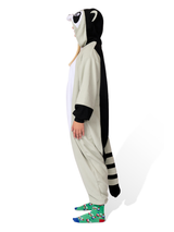 Raccoon Animal Kigurumi Adult Onesie Costume Pajamas Side KIGU-KG-007