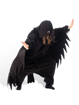 Raven Animal Kigurumi Adult Onesie Costume Pajamas Main2 KIGU-KG-013