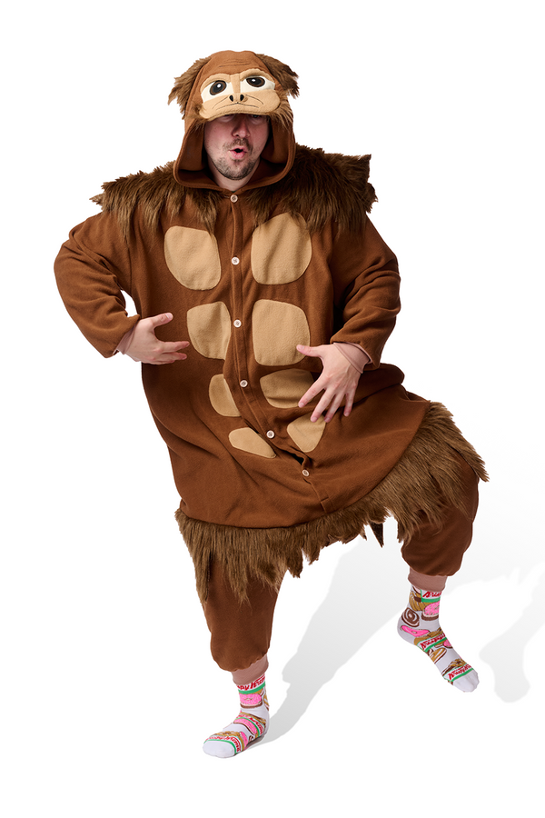 Sasquatch Kigurumi Adult Onesie Costume Pajamas Main KIGU-KG-021