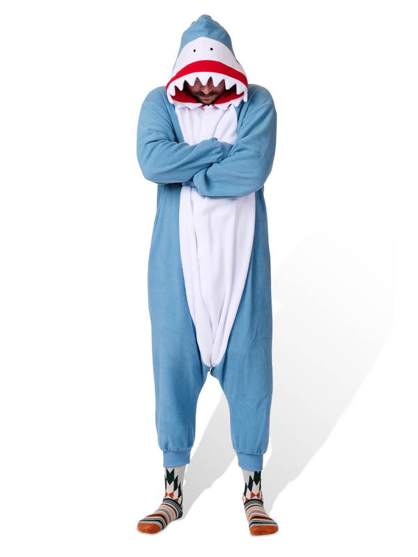 Shark Animal Kigurumi Adult Onesie Costume Pajamas Main KIGU-KG-008