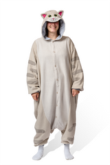 Tabby Cat Kigurumi Adult Onesie Costume Pajamas Main2 KIGU-KG-037