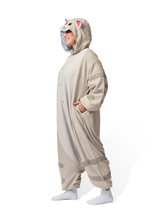 Tabby Cat Kigurumi Adult Onesie Costume Pajamas Side Right KIGU-KG-037