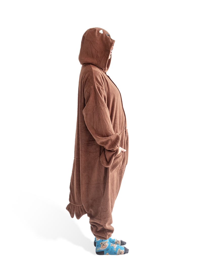 Walrus Animal Kigurumi Adult Onesie Costume Pajamas Side Left2 KIGU-KG-051