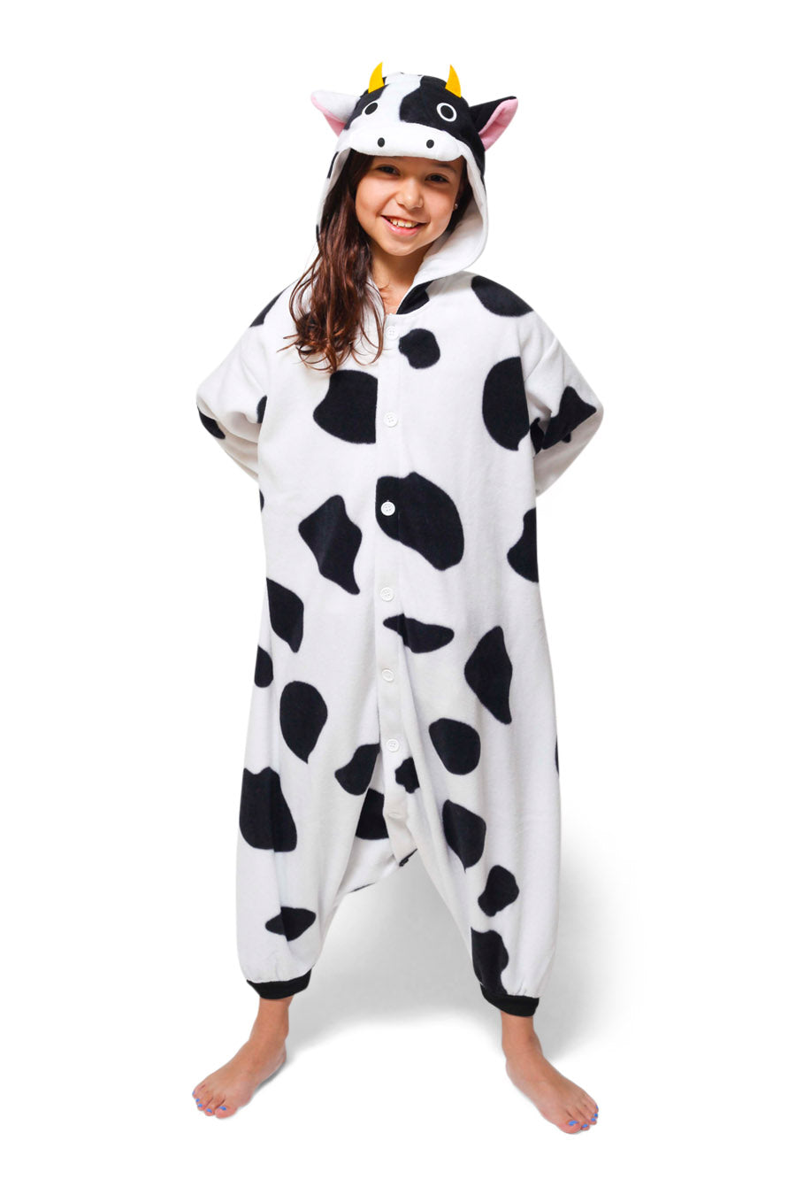 Kids Cow Kigurumi Animal Onesie Costume Pajama By SAZAC